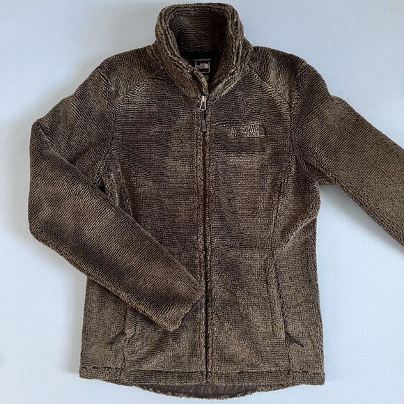 The North Face Osito 2 Army Green Black Stripe Full Zip Fleece Jacket - Picture 3 of 4